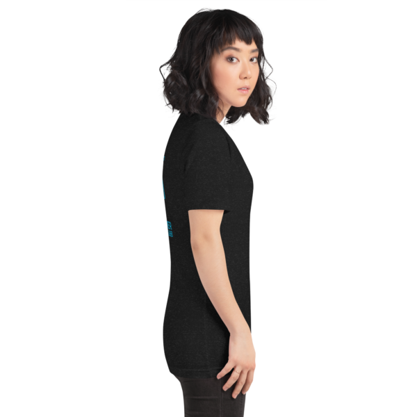Standard unisex sort tskjorte - Image 4